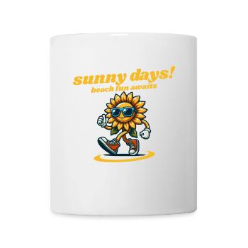 Sunny Days - Sommer Vibes - Tasse - Weiß - Vorne