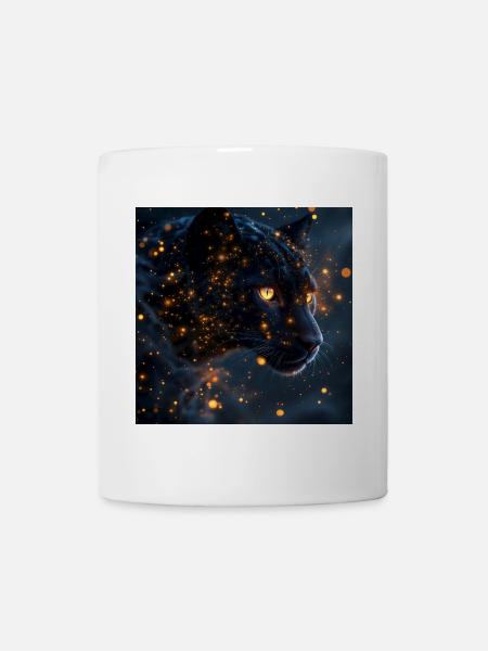 Power Animal Black Guepard - Mug - white