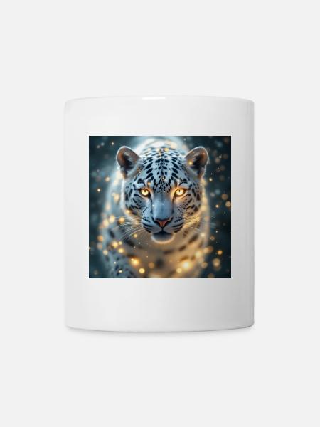 Power Animal White Leopard - Mug - white