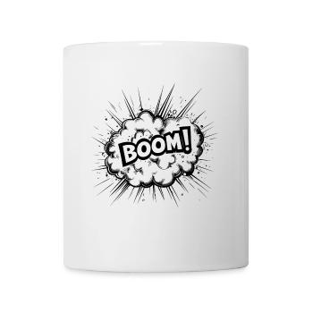 BOOM! – Conception dynamique de bandes dessinées - Mug blanc - blanc - Devant