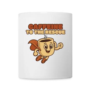 Kaffeerettungsheld - Tasse - Weiß - Vorne