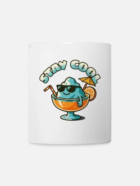 Stay Cool Isbjerg i Sommerglas - Mug blanc - blanc