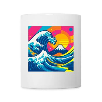La Vague (presque) sage - Mug blanc - blanc - Devant