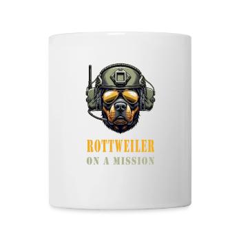 Rottweiler on a mission - Mug - white - Front