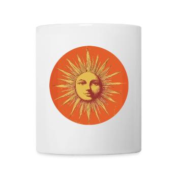 Soleil - Mug blanc - blanc - Devant