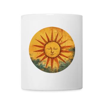 Soleil - Mug blanc - blanc - Devant