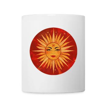 Soleil - Mug blanc - blanc - Devant