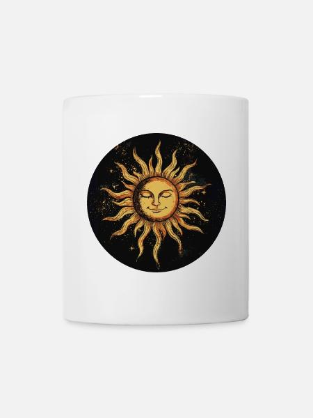 Sonne - Tasse - Weiß