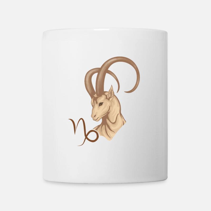 Sternzeichen Steinbock - Tasse - Weiß