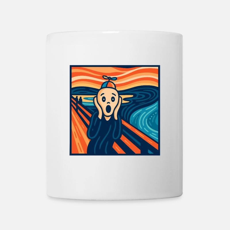 Le Cri (presque) serein - Mug blanc - blanc