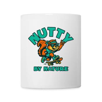 Nutty par nature Squirrel Spate - Mug blanc - blanc - Devant