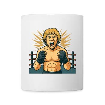 Style de héros de boxe combatif - Mug blanc - blanc - Devant