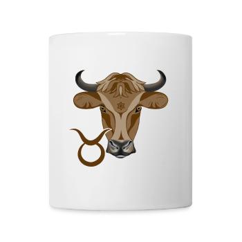 Sternzeichen Stier - Tasse - Weiß - Vorne