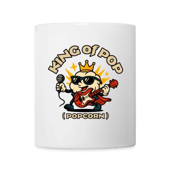 Roi du Popcorn Rock - Mug blanc - blanc - Devant