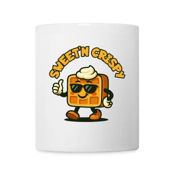 Mascotte gaufre Sweet’n Crisp - Mug blanc - blanc - Devant