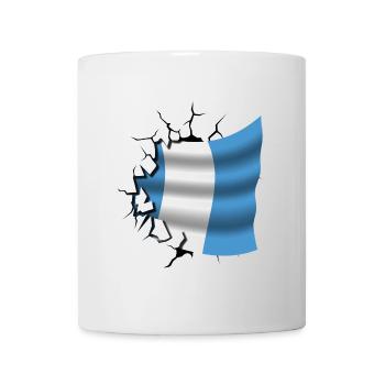 Flag of Guatemala - Guatemala - Flag Broken Des - Mug - white - Front