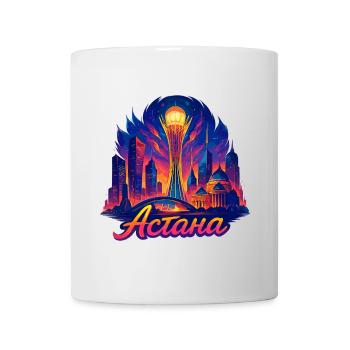 Astana Capital Kazakhstan Cool Gift - Mug - white - Front