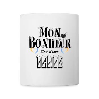 Mon Bonheur C'est d'Etre Tante - Mug blanc - blanc - Devant
