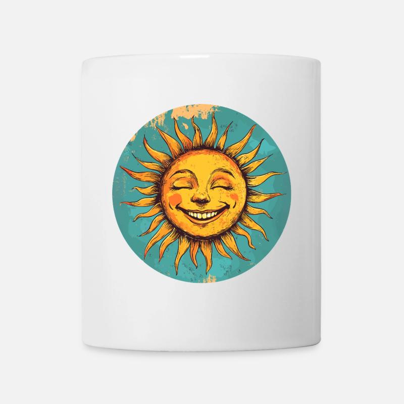 Sonne - Tasse - Weiß