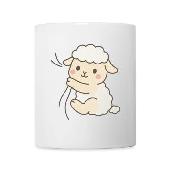 Cuddle Lamb Love - Tasse - Weiß - Vorne