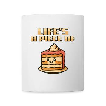 La vie est un jeu d’enfant - Mug blanc - blanc - Devant