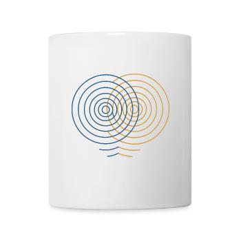 Concentric Interference – Physics Design - Mug - white - Front