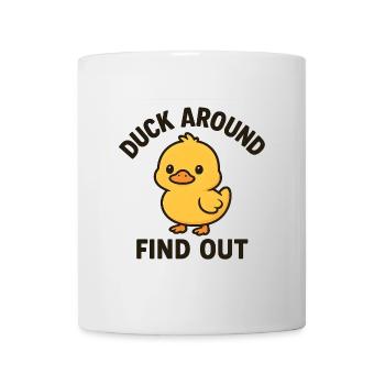 « Canard et découvre » - Canard mème drôle - Mug blanc - blanc - Devant