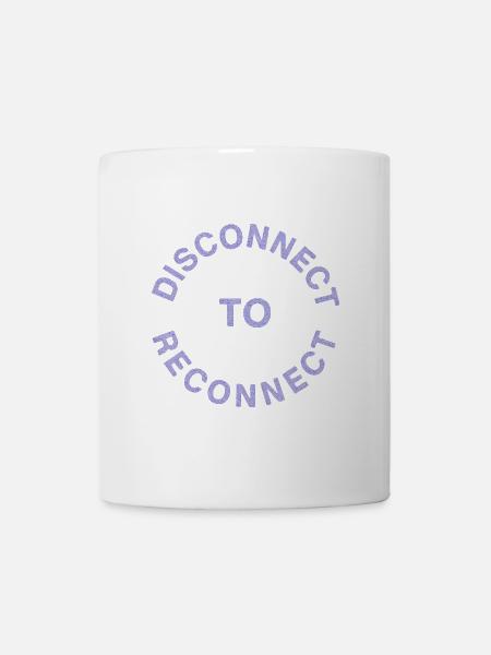 Le hors ligne est le nouveau cool - Mug blanc - blanc