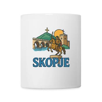 Skopje, Macedonia, North Macedonia - Mug - white - Front