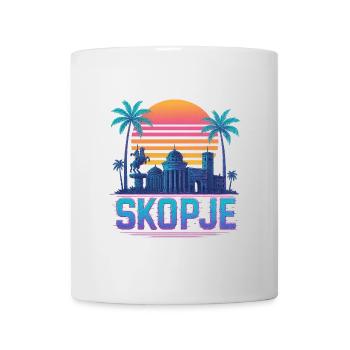 Skopje, Macedonia, North Macedonia - Mug - white - Front