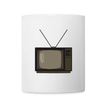 Vieux téléviseur des années 80 Nostalgie des années 90 - Mug blanc - blanc - Devant