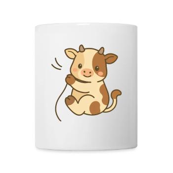 Kuschelkalb-Charme - Tasse - Weiß - Vorne