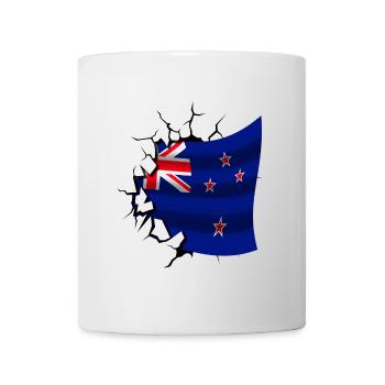 Drapeau de la Nouvelle-Zélande - Nouvelle-Zélande - Drapeau - Mug blanc - blanc - Devant