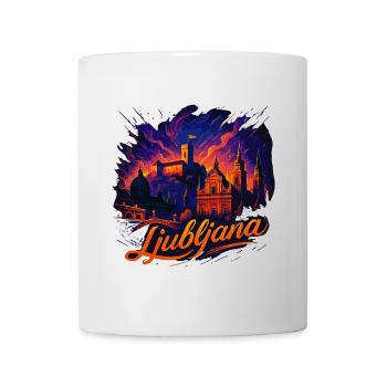 Ljubljana Capital Slovenia Silhouette Gift - Mug - white - Front