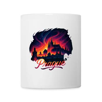 Prague Capital Czech Republic Silhouette Gift - Mug - white - Front