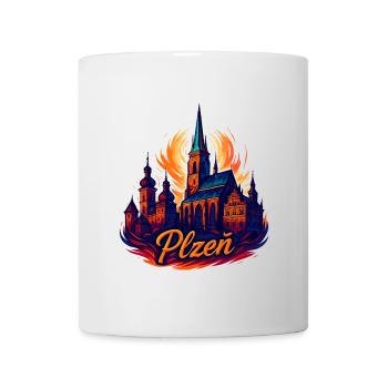 Pilsen Plzeň City Czech Republic Silhouette Gift - Mug - white - Front