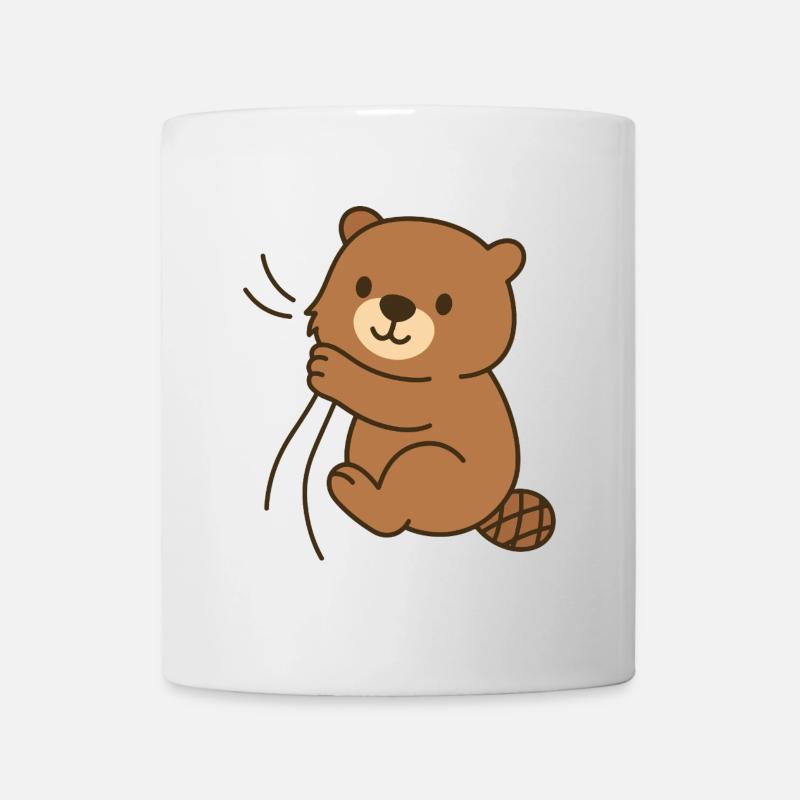 Blotti – bébé castor - Mug blanc - blanc