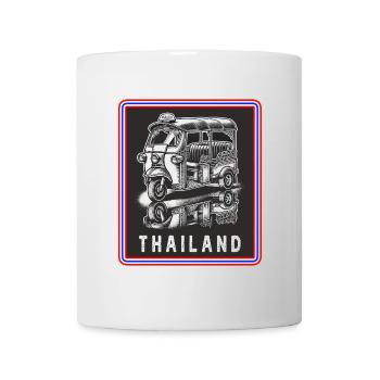 Tuk Tuk Thailand Retro Design - Mug - white - Front