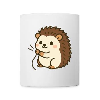 Cuddly Stinger Hedgehog Baby - Mug - white - Front