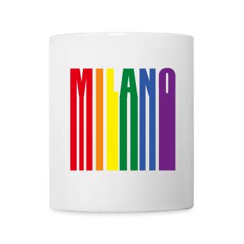 Milano Rainbow Pride LGBT Paix - Mug blanc - blanc - Devant
