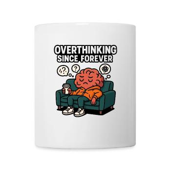 Overthink - Tasse - Weiß - Vorne