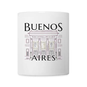 Buenos Aires, Argentinien, Zeichnung Kunstmuseum - Tasse - Weiß - Vorne