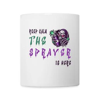 Keep Calm – Le pulvérisateur - Mug blanc - blanc - Devant