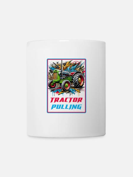 Tractor Pulling Power - Tasse - Weiß