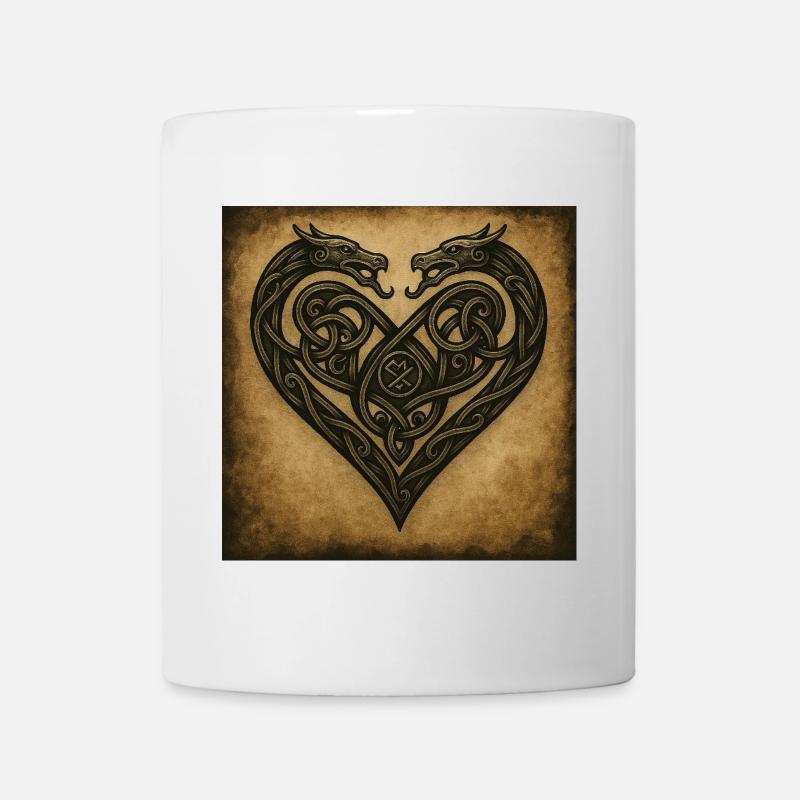 Dragon Heart - Mug - white