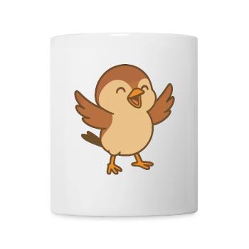 Little lucky sparrow - Mug - white - Front