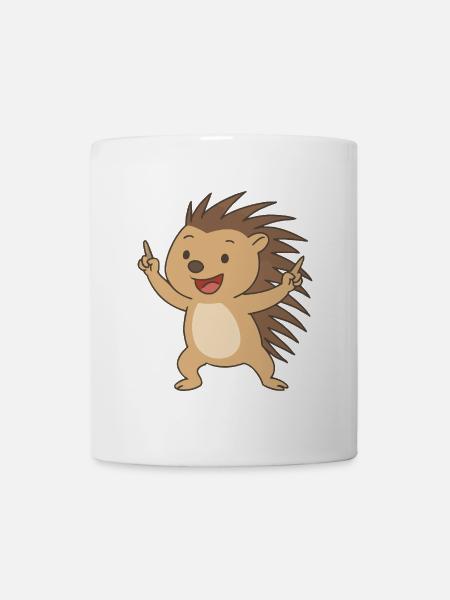 Tanzender Stachelheld - Tasse - Weiß
