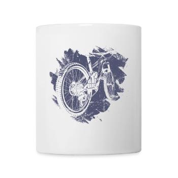 Retro Bicycle Gear Illustration - Mug - white - Front