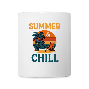 Summer & Chill - Tasse - Weiß - Vorne