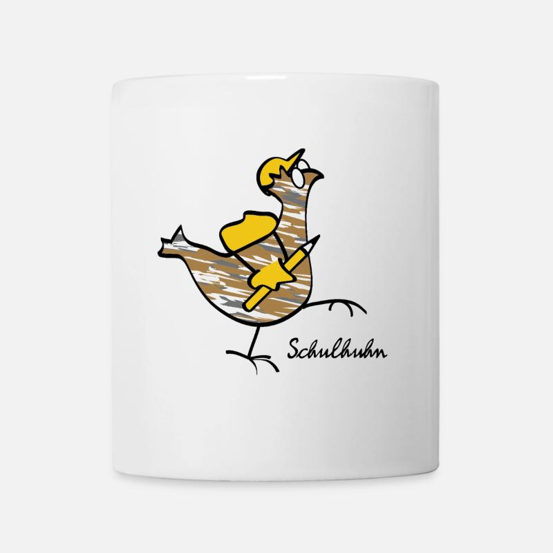 Poule d’école RIKELS : compagne forte dans la vie quotidienne - Mug blanc - blanc